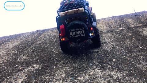 #28 Traxxas TRX4 Rock crawling & climb a mountain Rc car