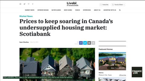 The Outrageous Canadian Housing Market Bubble Explained Finance Live by LEYA