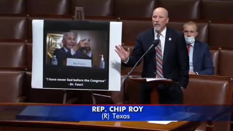 Chip Roy (R-TX) denouncing Fauci and vaccine mandates