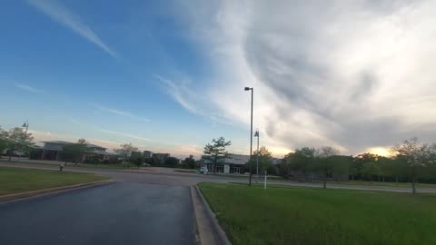 Ugly sunset #geoengineering Texas