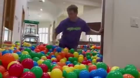 Ballpit surprise!