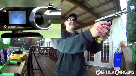 ASG Ruger MK II Dual Tone CO2 6mm Airsoft Pistol Shooting Review