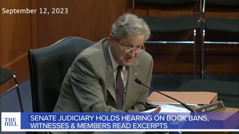 WATCH: 'Gender Queer' And 'All Boys Aren't Blue' Excerpts QUOTED During Senate Hearing On BOOK BANS
