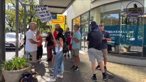 Adelaide Pop Up Protest - Firefighters, Police, Teachers and Healthworks