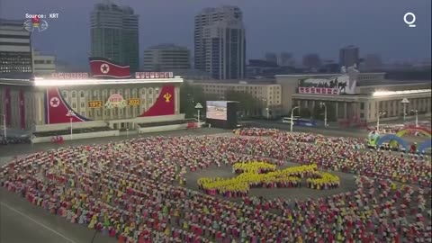 North Korea Celebrates Founder's Anniversary with Dancing and Fireworks