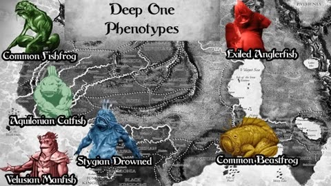 Deep Ones or Fish Men in Conan Lore Study and Theory Crafting