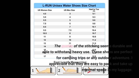 Customer Comments: L-RUN Athletic Hiking Water Shoes Mens Womens Barefoot Aqua Swim Walking Sho...