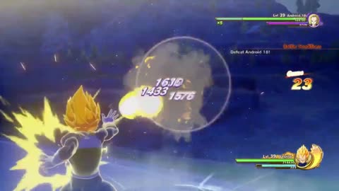 Super Sayian Vegeta Vs Android 18