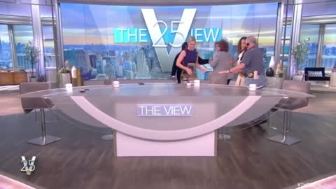 Joy Behar Faceplants on The View