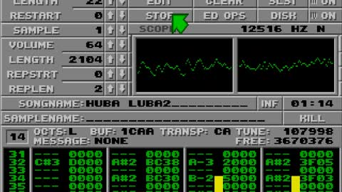 Amiga and Atari ST Protracker Music Mods - Huba Luba
