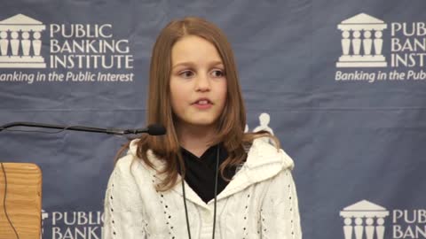 A 12 year old explains Public Banking. Awesome!