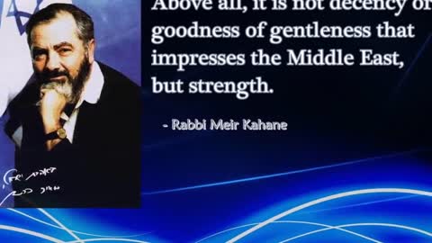 RARE- A Picture Tribute to Rabbi Meir Kahane TZL HYD