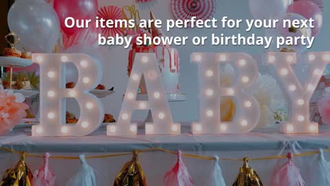 Cheap Baby Girl Shower Decorations