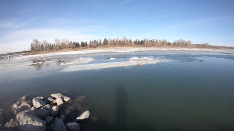 At the bow river trying out the 4k