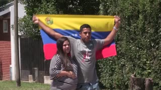 Venezolano caminó hasta Argentina para ver nacer a su hijo