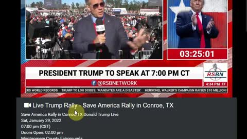 Live Trump Rally - Save America Rally in Conroe, TX