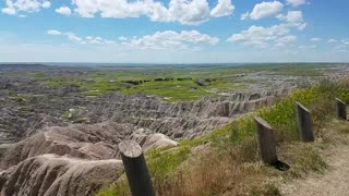 Badlands National Park Landscape