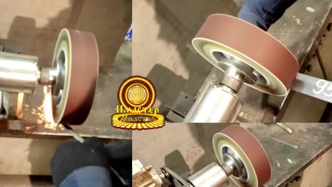 Шлифовка Сталь 95 Х 18. Шлифовальное колесо от мастеров России. Grinding wheel.