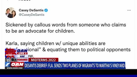 DeSantis debrief: Fla. sends two planes of migrants to Martha's Vineyard