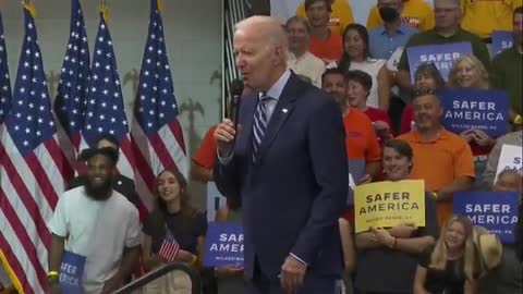 Entire internet CRINGES at how Biden addresses 9-year-old in crowd