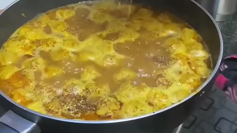 Potato and soya chunks veg recipe