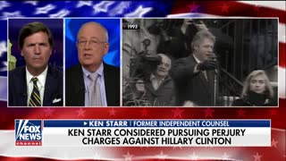 Ken Starr says he considered perjury charges against Hillary Clinton