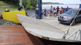 Cumberland Ferry crossing over from Quebec