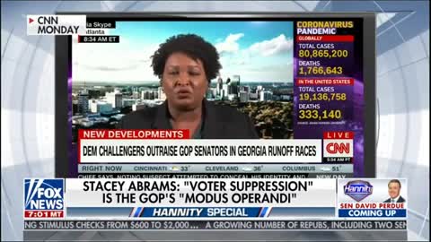 Stacey Abrams Blames Voter Suppression for Errors in Georgia Voter Rolls