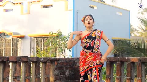 Bhadaro Ashino Mase Dance 😍🥰ভাদর আশ্বিন মাসে গানের নাচ Folk Dance Dance Star Mou Moumitamou