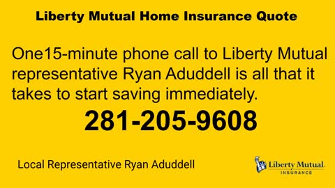 Liberty Mutual Insurance - The Aduddell Team 281-205-9608 The Woodlands
