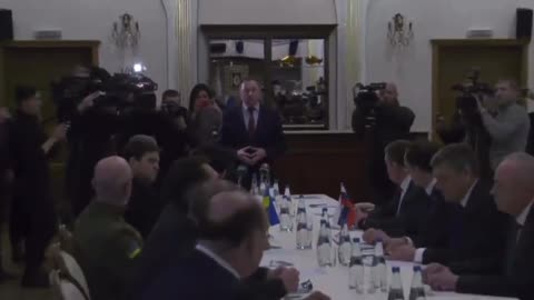 "Russia-Ukraine negotiations have commenced" at the Belarus border