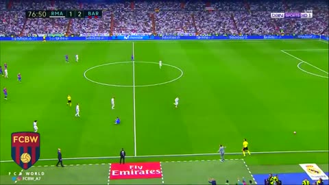 Sergio Ramos red card vs Leo Messi