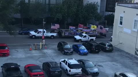 Election Day Trump Caravan in Jacksonville Florida