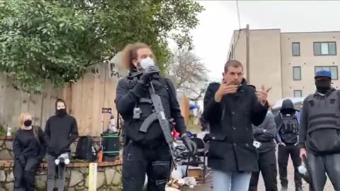 Portland Antifa Sets Up New 'Autonomous Zone' With Armed Guards