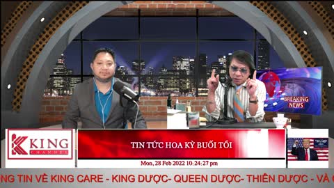 TIN TỨC HOA KỲ BUỔI TỐI - 02/28/2022 - The KING Channel