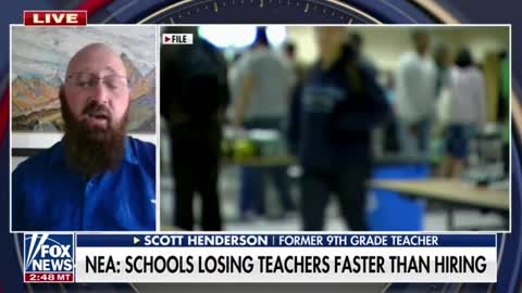 Former 9th-grade teacher Scott Henderson talks about why he quit