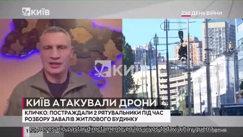 Zhytlovy budinok cerca de Kiev, que los rusos atacaron con drones kamikaze, sin ninguna inspiración