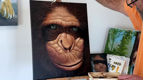 Green Eyed Chimp Timelapse