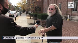 Biden supporters in Trump stronghold of Gettysburg, PA explain their vote