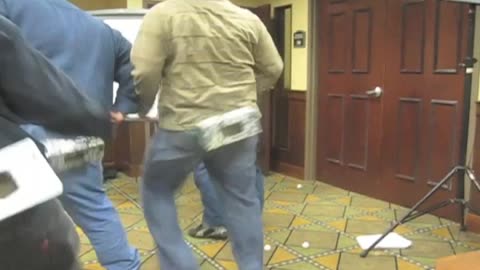 Silly Coworkers Play Rousing Game Of Junk In The Trunk