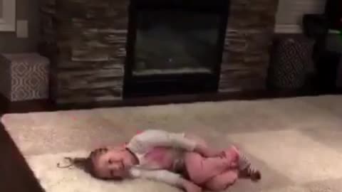 Basketball In The Living Room Turns To Dodgeball When You Play With Dad