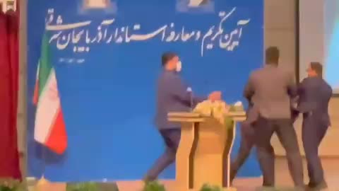 Iran: Provincial governor slapped during inaugural ceremony