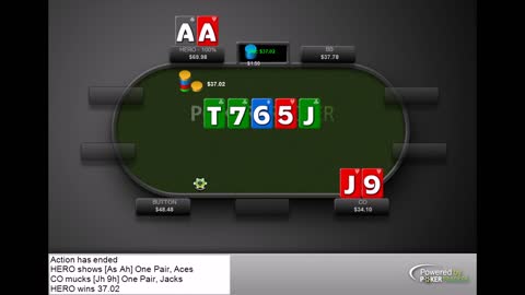 Hard playing AA out of position medium stakes