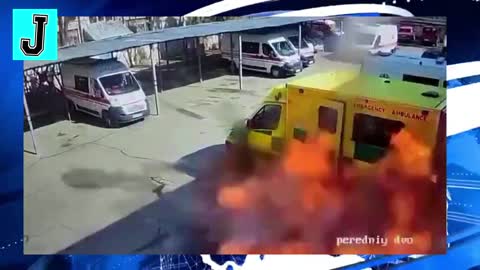 Ukraine: Aid ambulance from Merthyr Tydfil hit by shelling