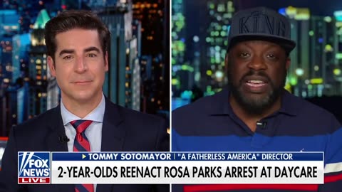 Tommy Sotomayor Joins Fox News Live w Jesse Waters! Toddler Forced To Reenact Rosa Parks Arrest