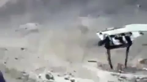 Carrying automobile parts on camels