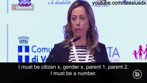 Italian Prime Minister Giorgia Meloni Speech Clip 2022