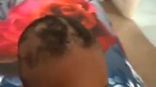 Kiddo Decides to Give Himself a Haircut