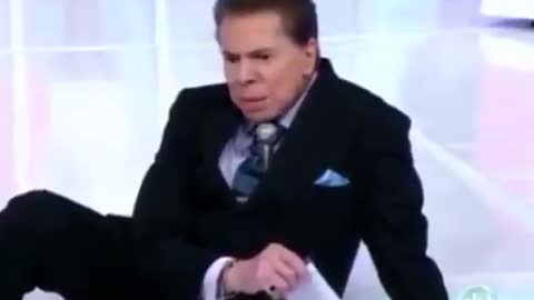 Silvio Santos pensando. Kkk