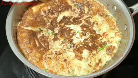 Egg Cheese Omelette Healthy Breakfast Recipe Egg Omelette Kids Recipe Kashyap's Kitchen